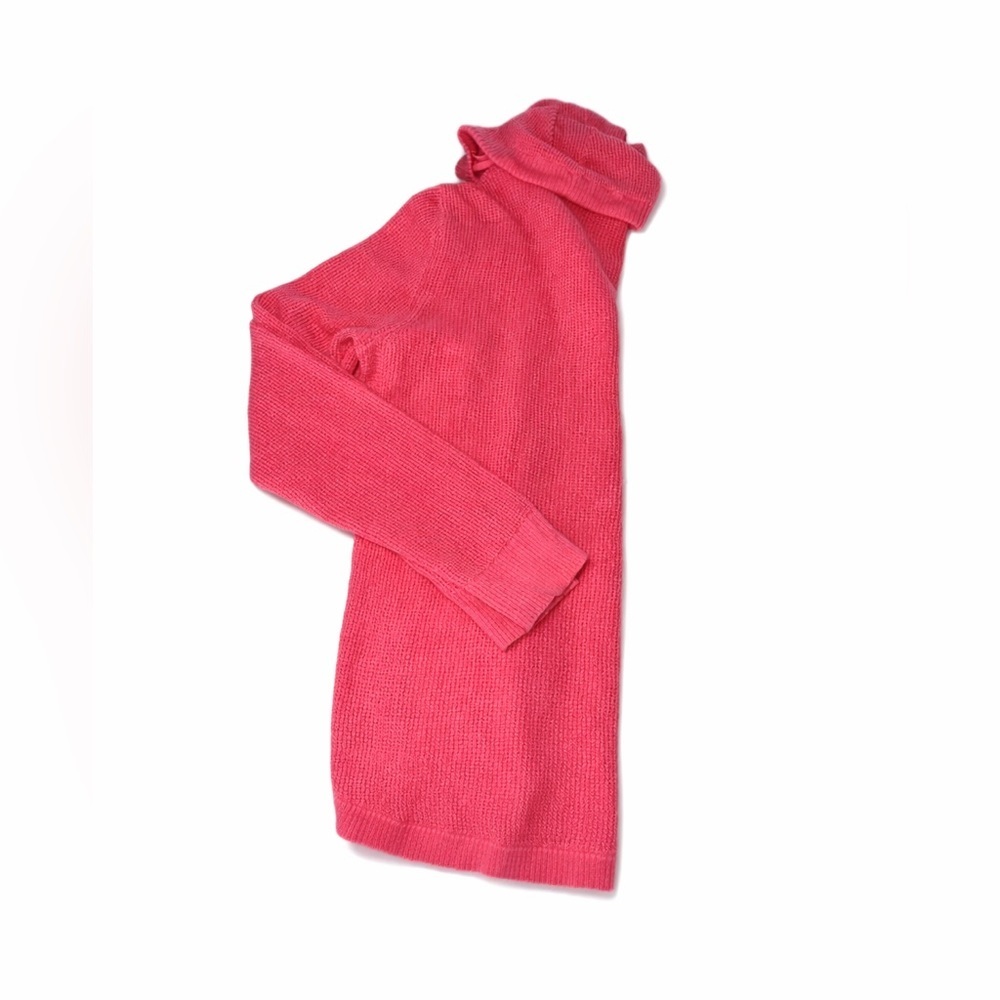 Lauren Ralph Lauren Coral Cowl Neck Cotton Knit Sweater Size large thermal - Picture 5 of 11